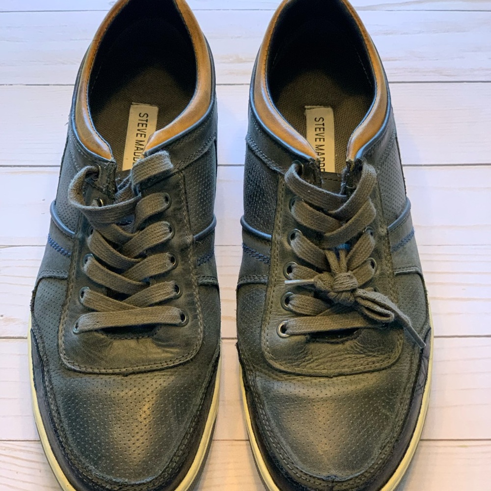 Steve Madden Fashion Sneakers (11) leather